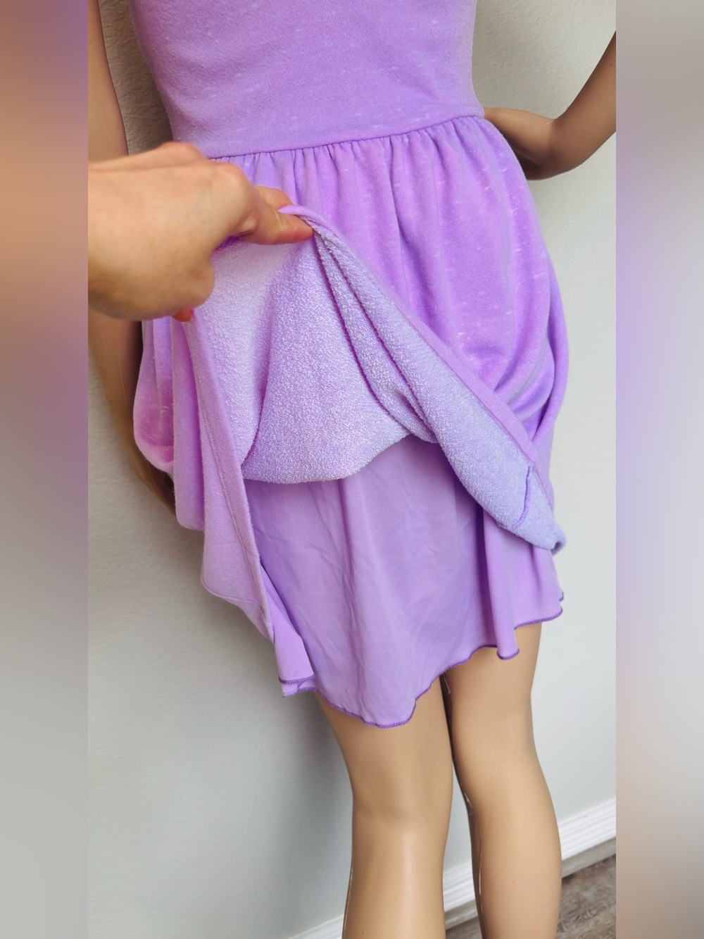 Everly Lavender Sleeveless V‑Neck Women Dress Lined NWOT - Picture 7 of 13